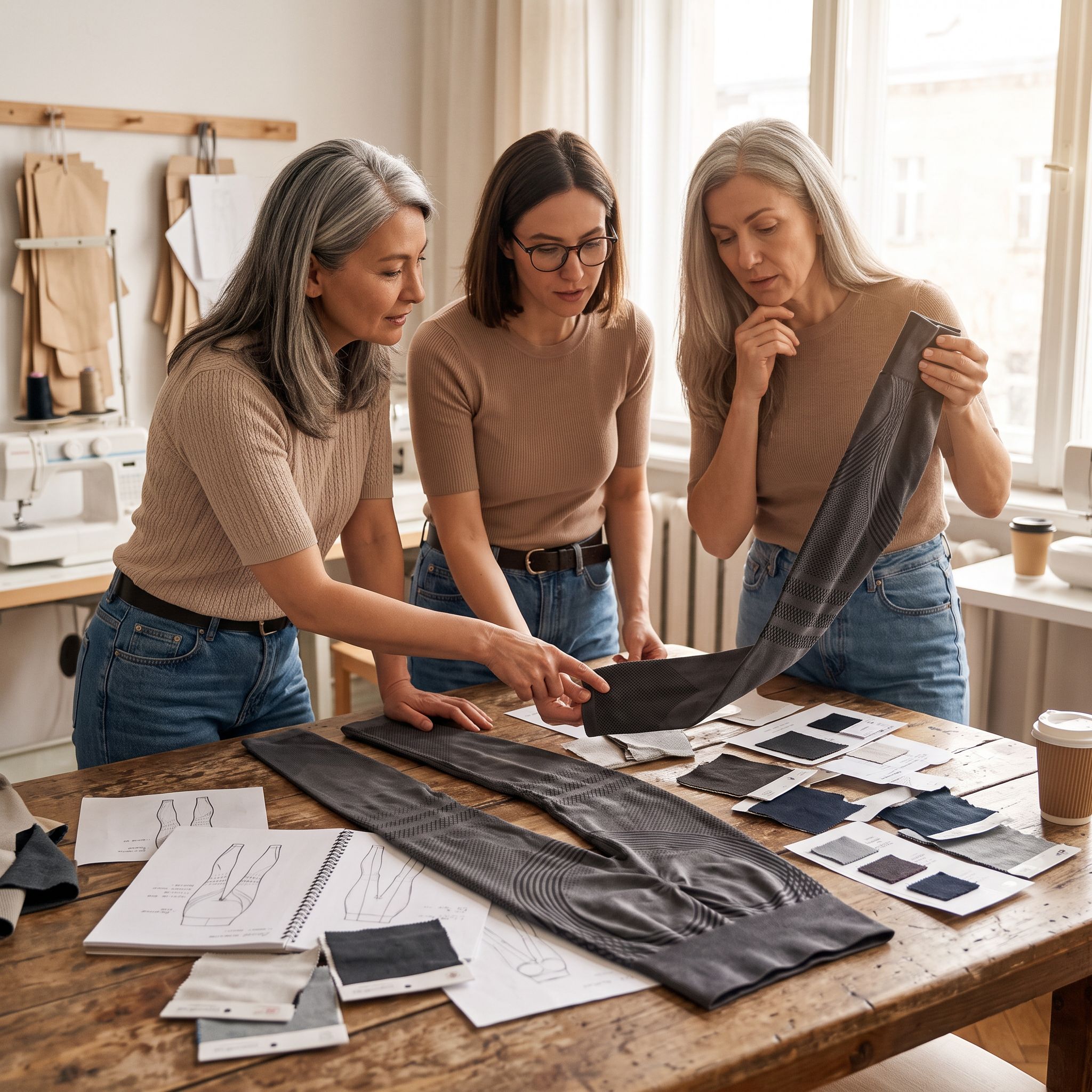 Wear them like normal leggings