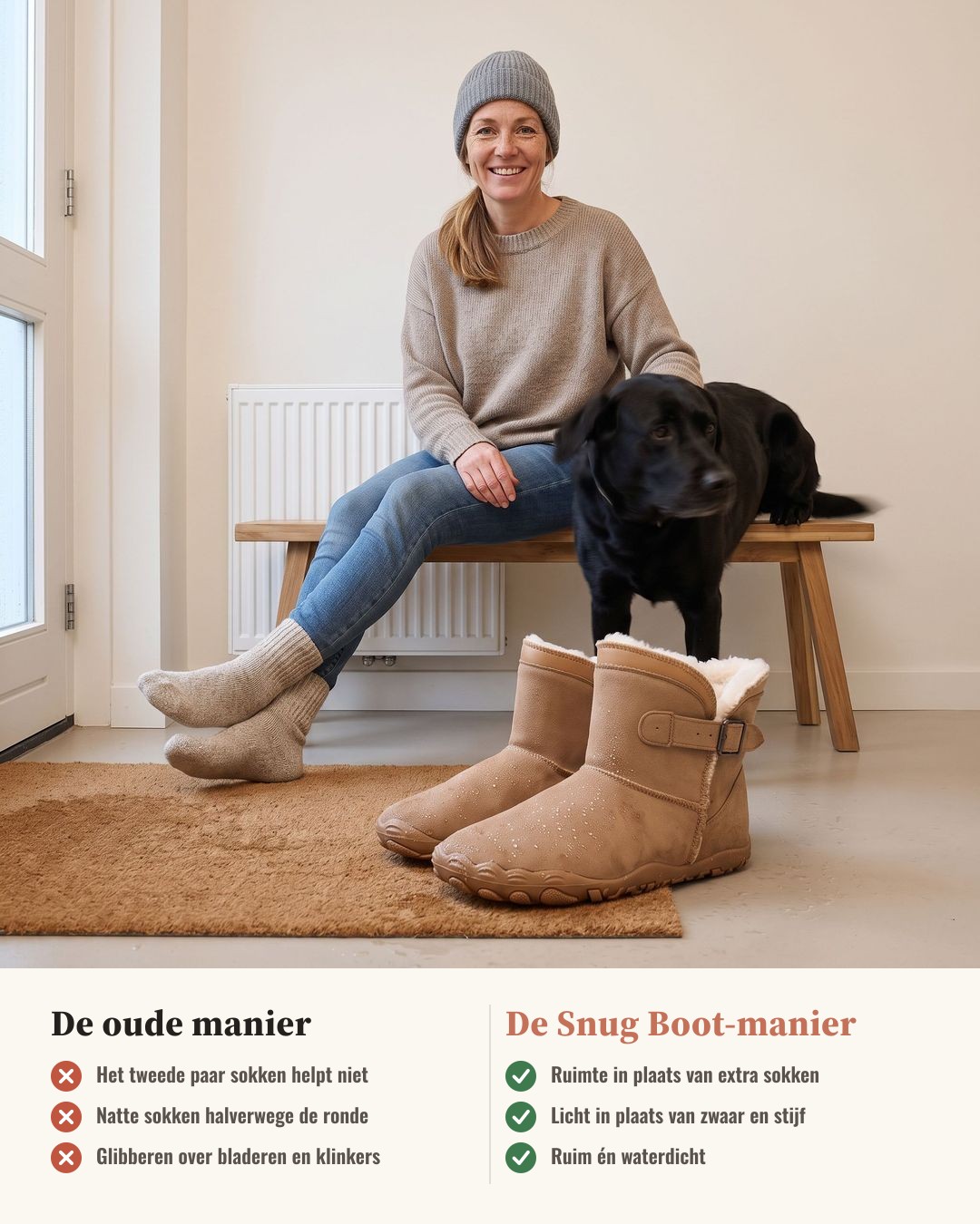 The Old Way vs The Snug Boot Way