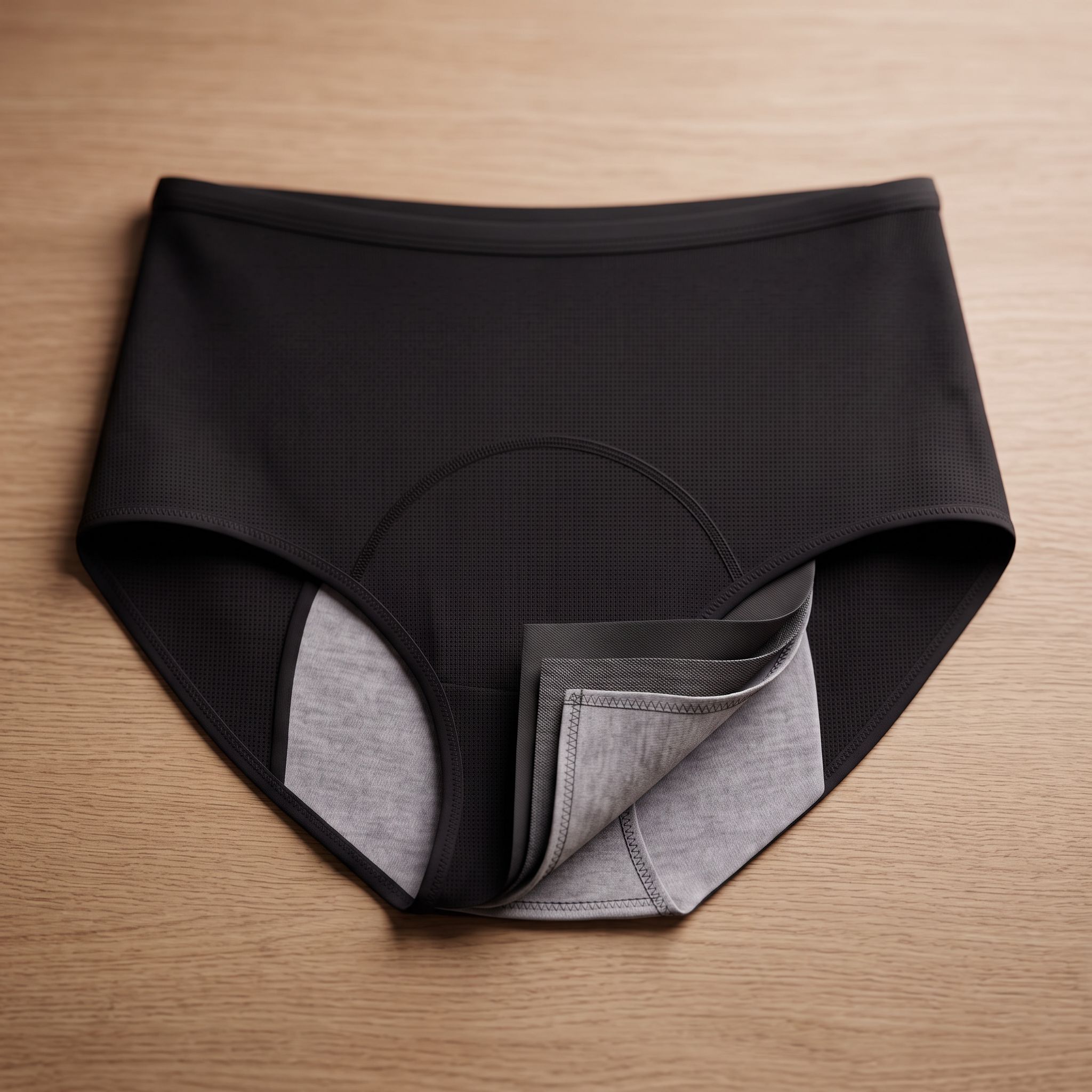 The real reason most leak-proof underwear fails: a one-layer shortcut