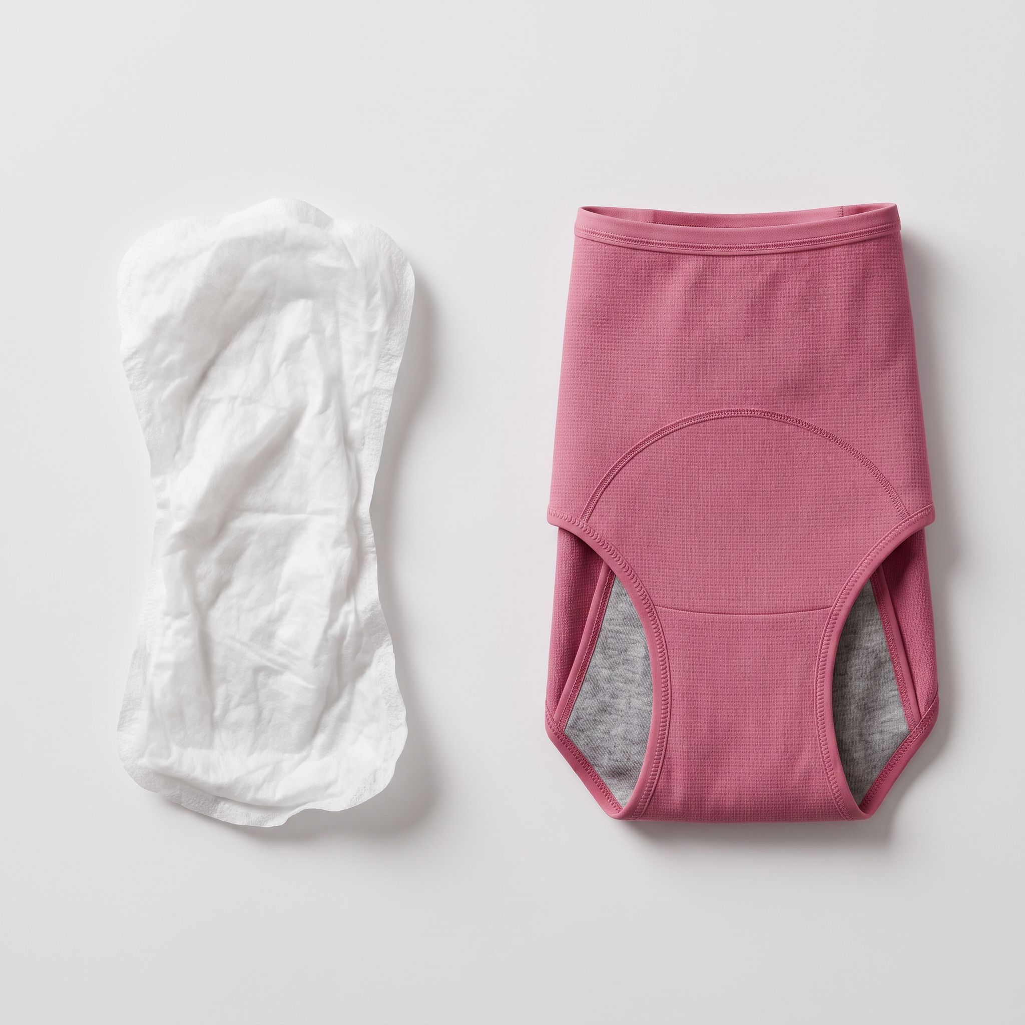 Put it on like normal underwear