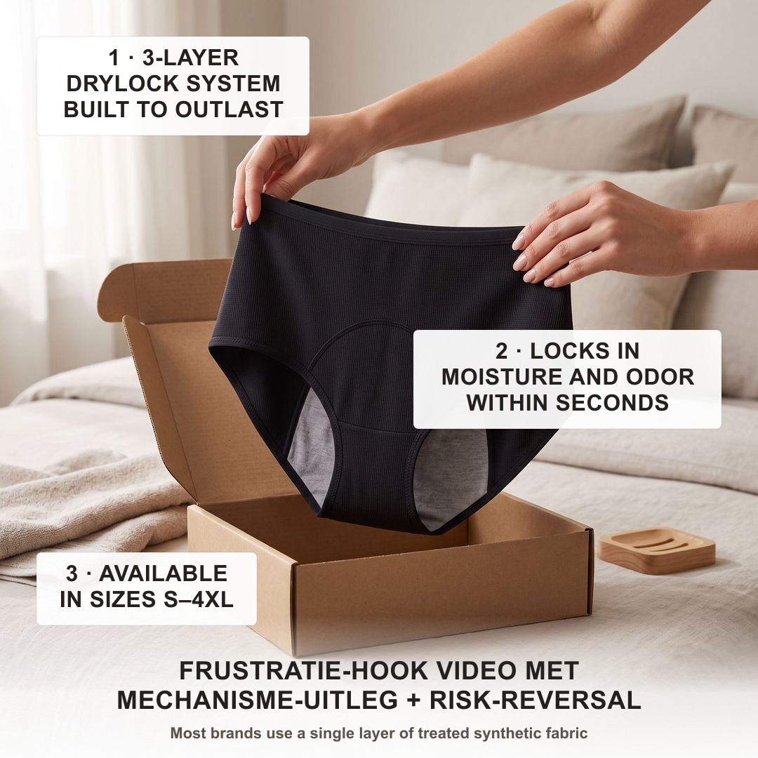The real reason most leak-proof underwear fails: a one-layer shortcut