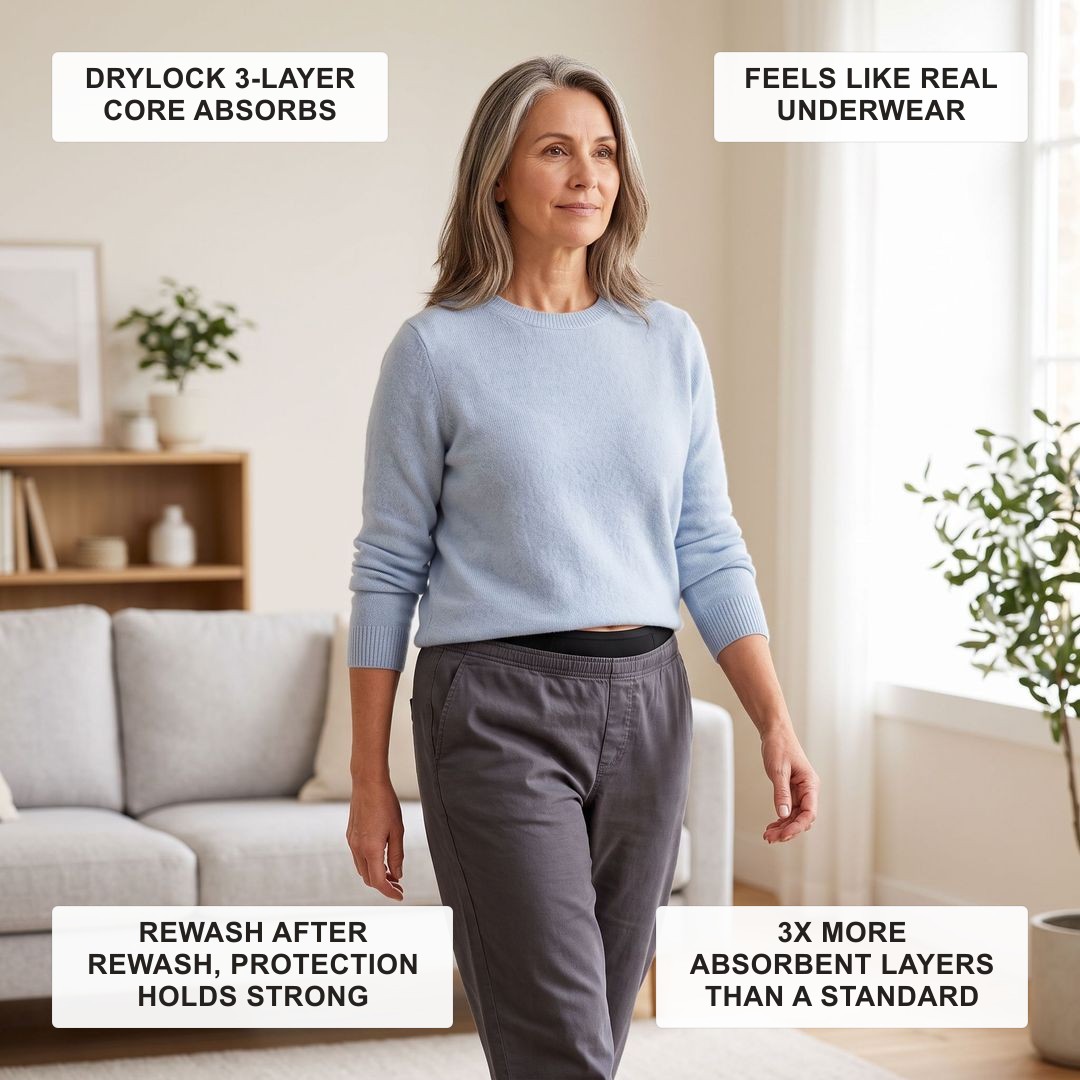 The real reason most leak-proof underwear fails: a one-layer shortcut